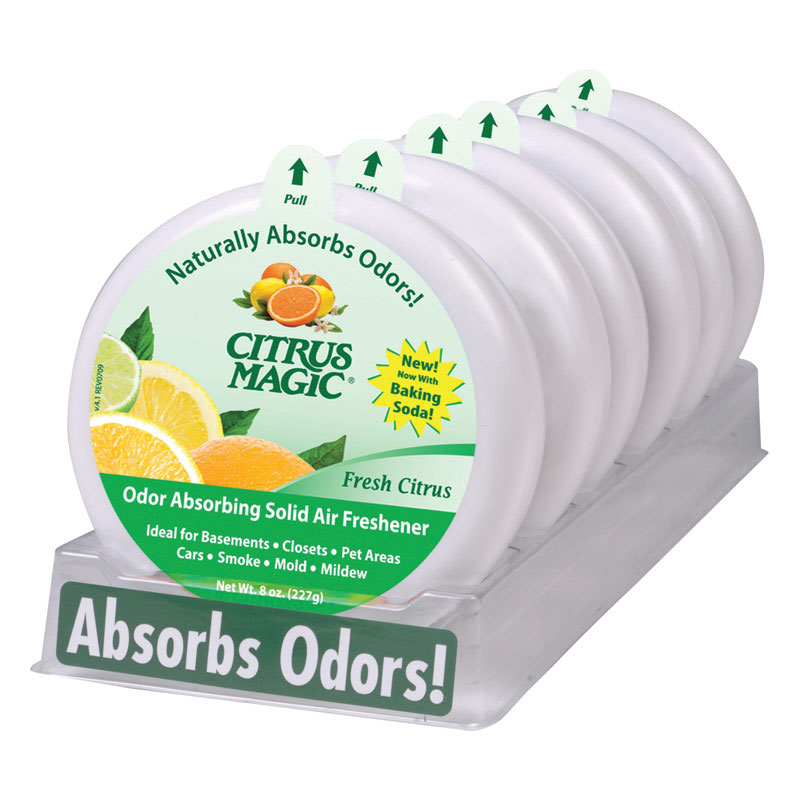 Citrus Magic Solid Air Freshener Citrus 8 oz. VSHE1372168, 6164712796PK