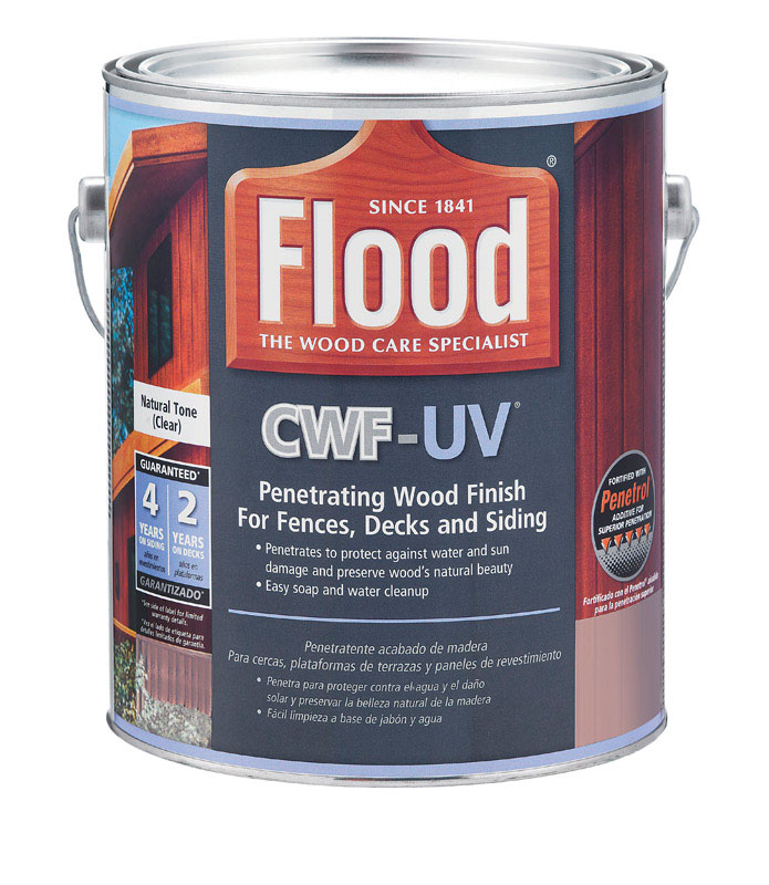 Flood CWFUV OilBased Wood Finish Clear 1 gal. VSHE521003, 44215