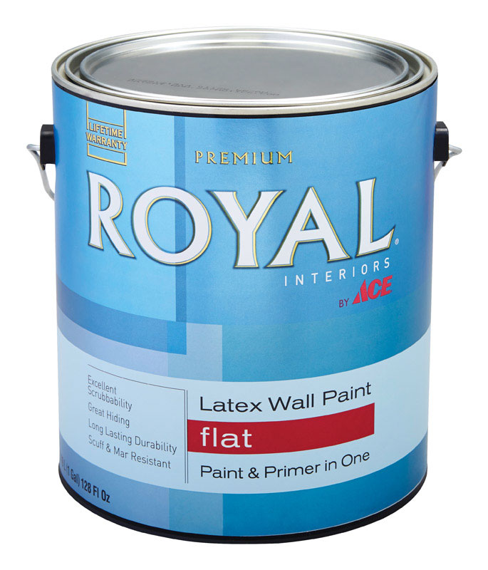 Ace Royal Interior Acrylic Latex Paint Flat 1 gal. MidTone HighHiding