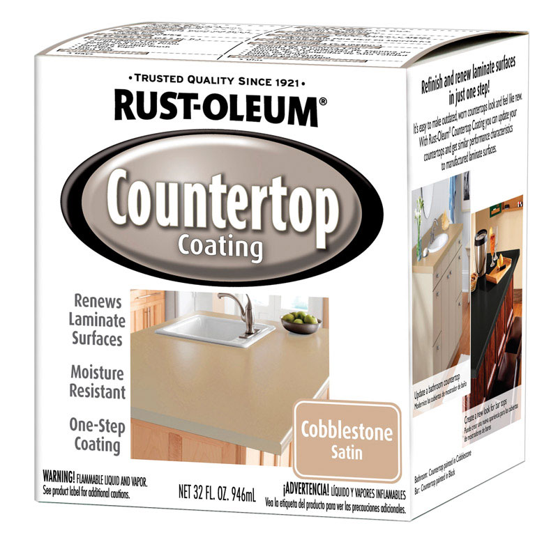 RustOleum Interior Countertop Kit Cobblestone Satin 32 oz. 