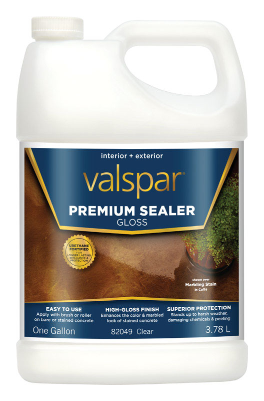 Valspar Premium Sealer Stained Concrete Sealer Clear 1 gal. 