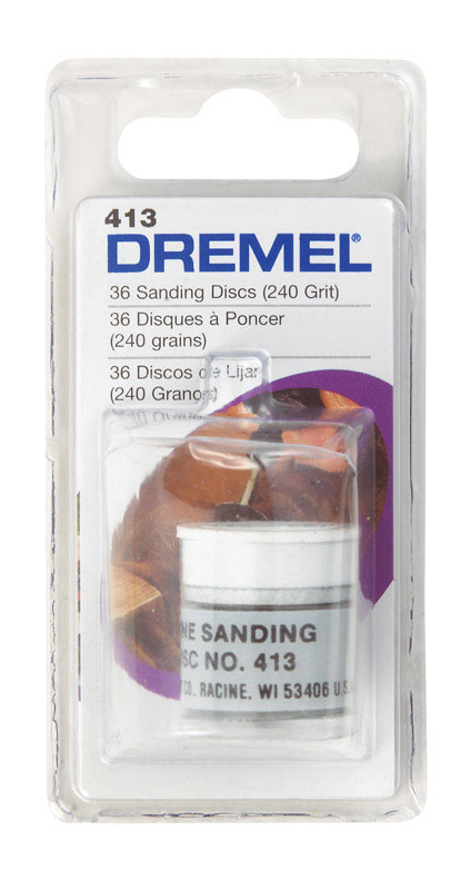 Dremel ponçage disque 3//4 /"Dia 240 Grit No 402