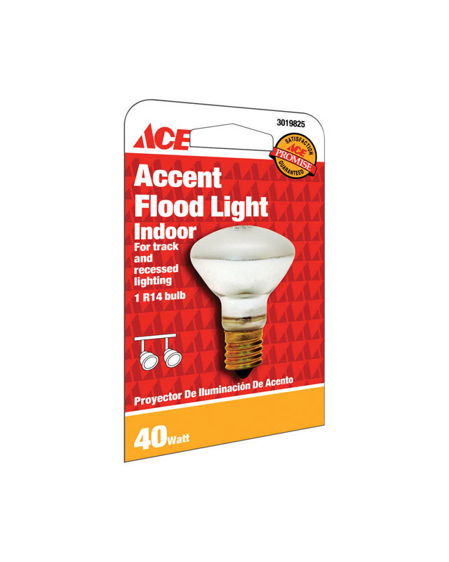 Ace Incandescent Light Bulb 40 watts 280 lumens Floodlight R14 Medium