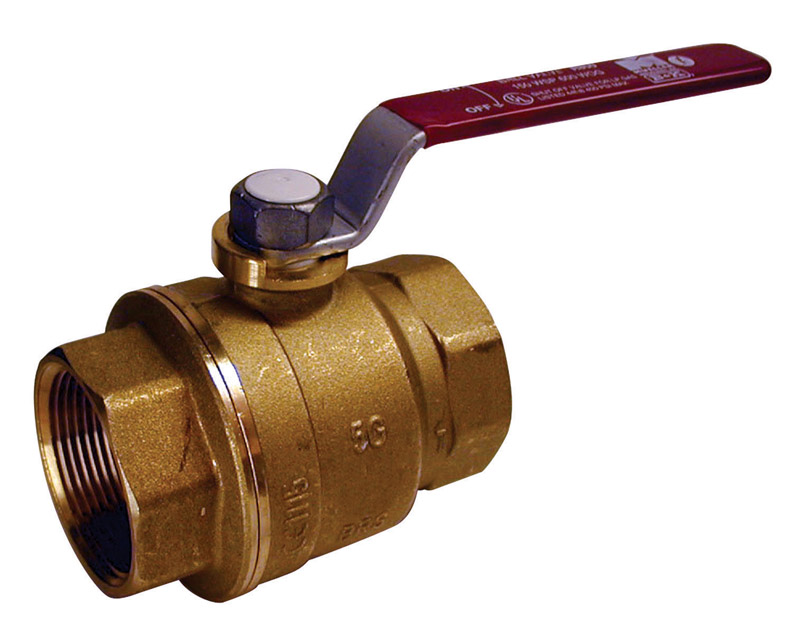 Mueller Ball Valve 11/2 in. FPT Brass Packing Gland VSHE122783, 107707