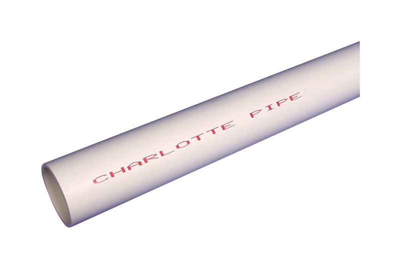 Cresline PVC Pipe 1/2 in. Dia. x 10 ft. L Plain End Schedule 40 600 psi