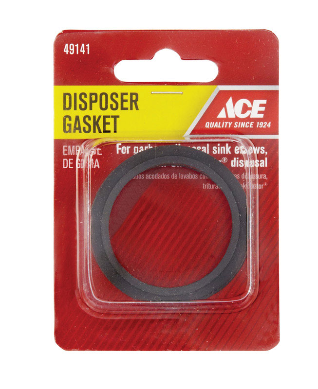Ace Garbage Disposal Gasket Black VSHE49141, AH85577N
