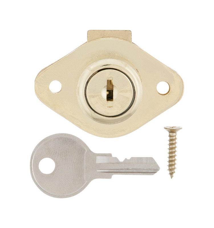 Ace Bright Brass Brass Cam Lock VSHE5302591, 013112215