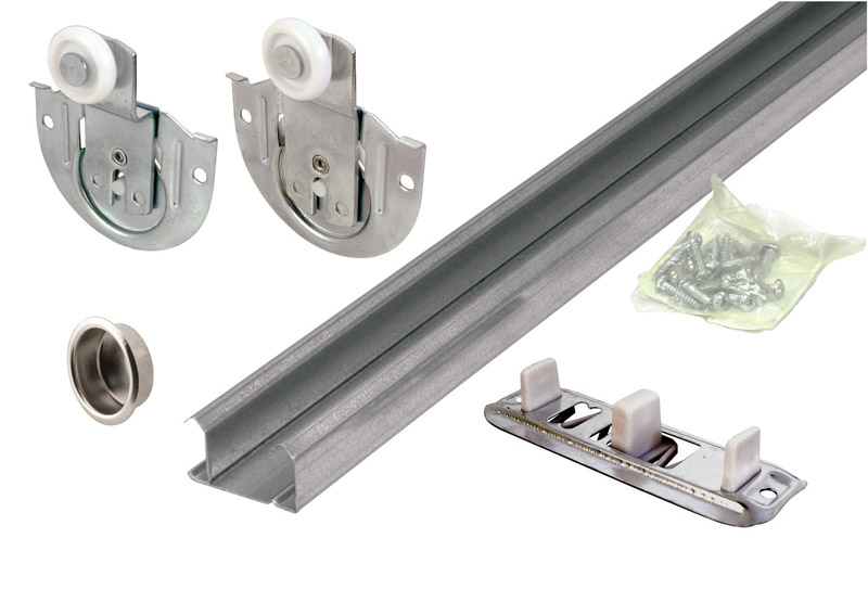 Prime-Line Top mount Bi-fold Door Guide Silver 1 pk