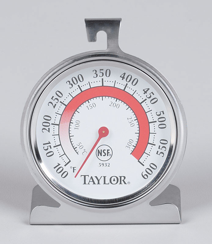 Taylor Analog Classic Oven Thermometer 100 To 600 VSHE502235, 5973