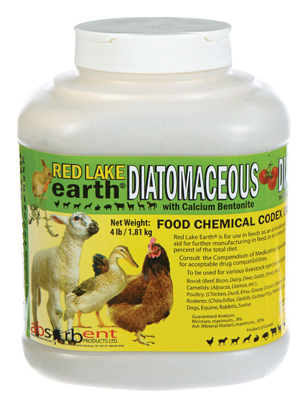 Red Lake Earth Poultry Feed Additive Diatomaceous Earth 4 lb. 