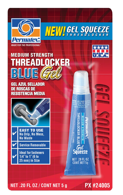Permatex Gel Threadlocker 5 VSHE596172, 24005