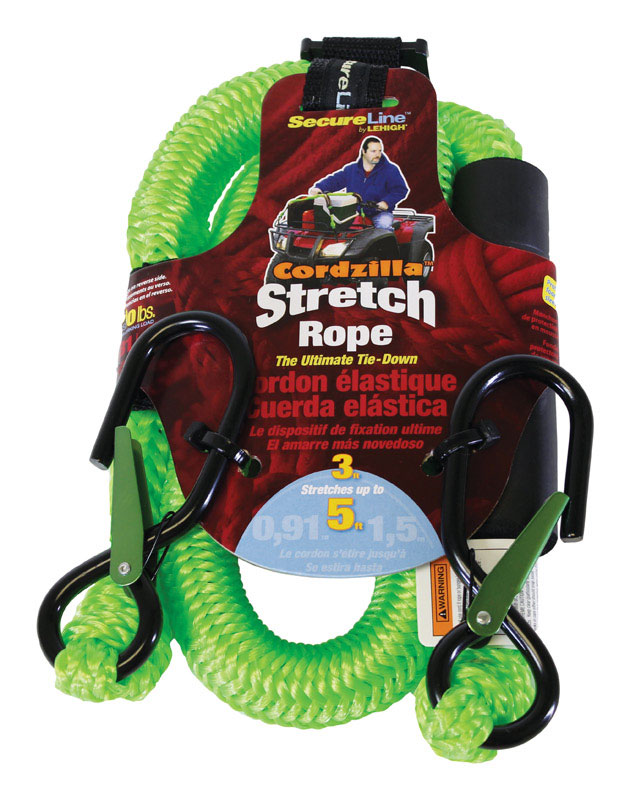 Cordzilla Bungee Cord Stretch Rope 3 ft. L 400 lb. 1 pk VSHE8238693, CZB3